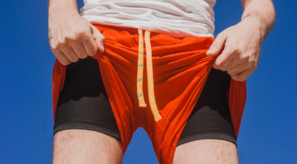 What are the advantages of wearing compression lined swim trunks